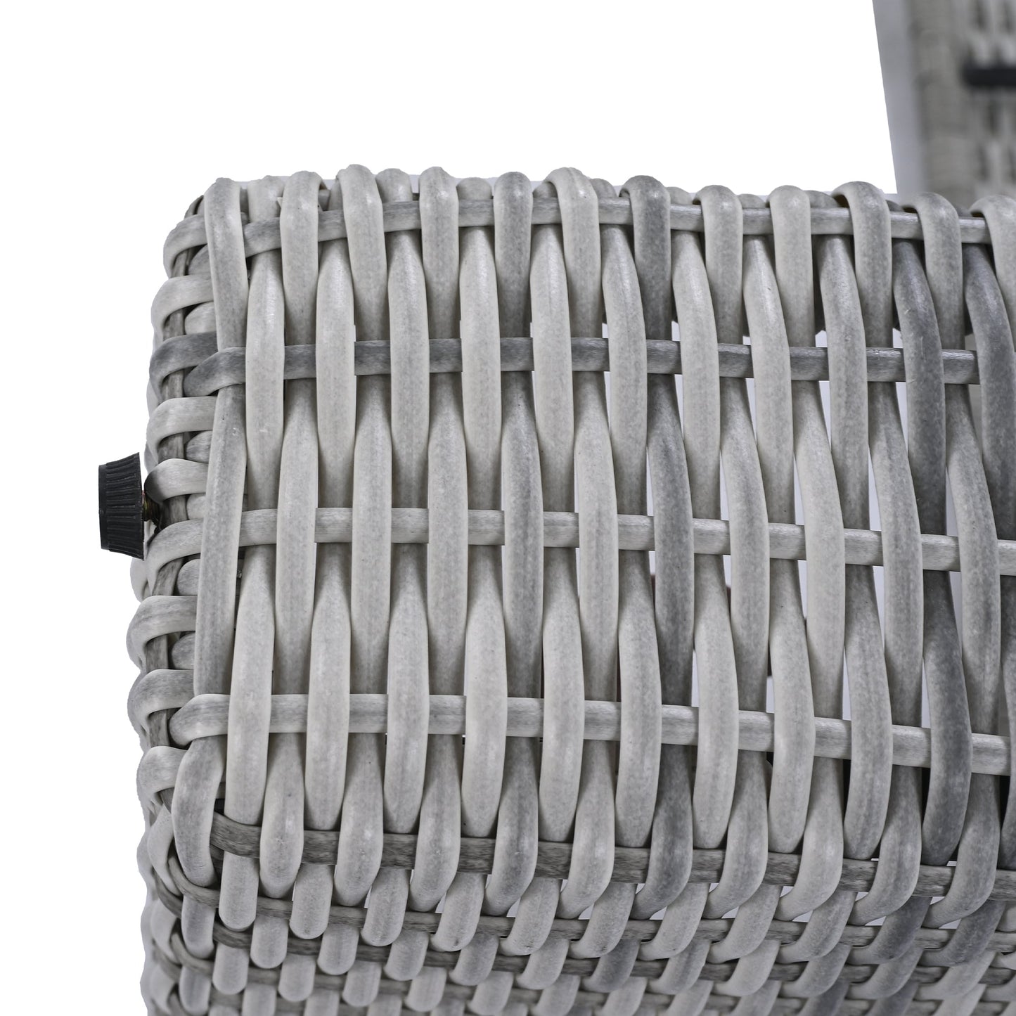 House Of Zazla - Outdoor Patio Set Rattan Furniture with Adjustable Table, Recliners, Side Tables, Ottomans