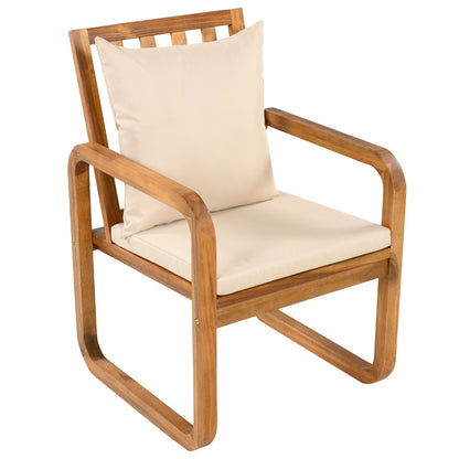 House Of Zazla - 7 Pieces Patio Dining Set with Table and Chairs