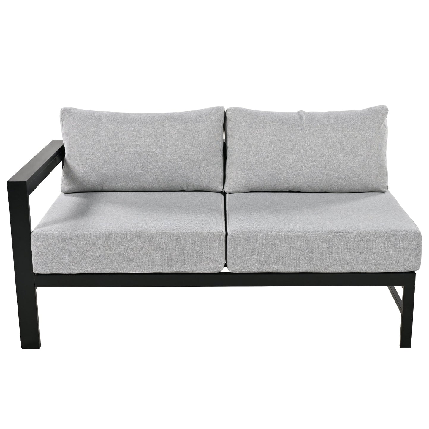 House Of Zazla - U-Shaped Outdoor Sectional Sofa Set