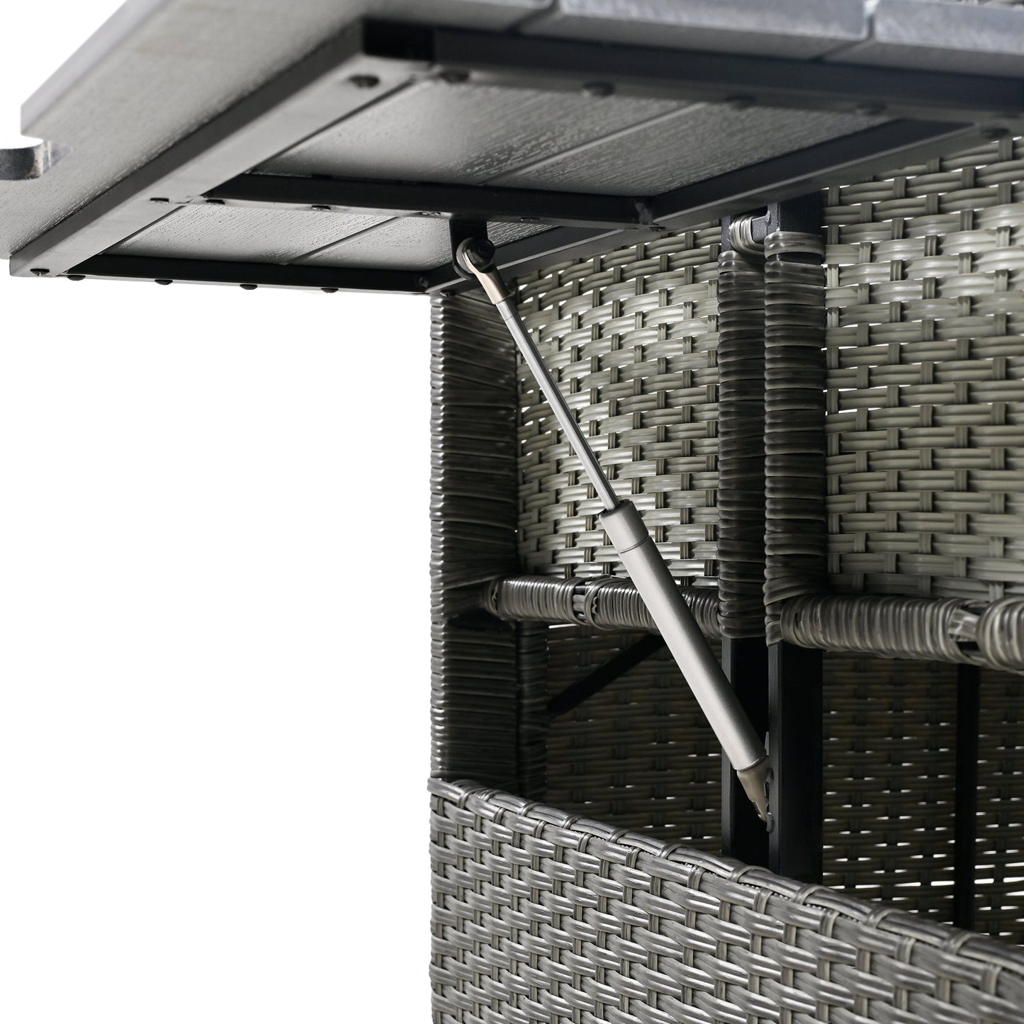 House Of Zazla - Tomax 5-Piece Outdoor Patio Rattan Sofa Set