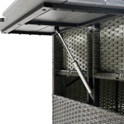 House Of Zazla - Tomax 5-Piece Outdoor Patio Rattan Sofa Set