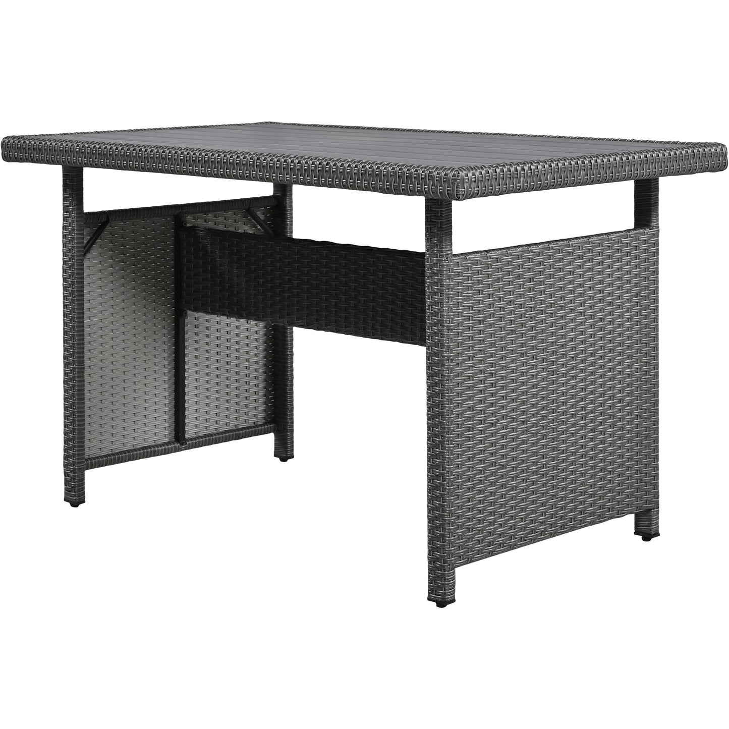 House Of Zazla - Tomax 5-Piece Outdoor Patio Rattan Sofa Set