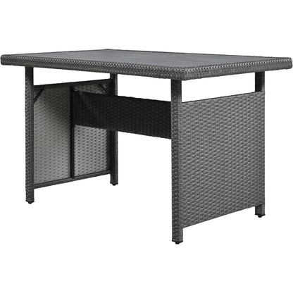 House Of Zazla - Tomax 5-Piece Outdoor Patio Rattan Sofa Set