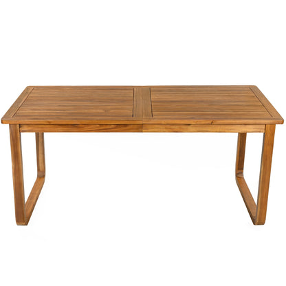 House Of Zazla - 7 Pieces Patio Dining Set with Table and Chairs