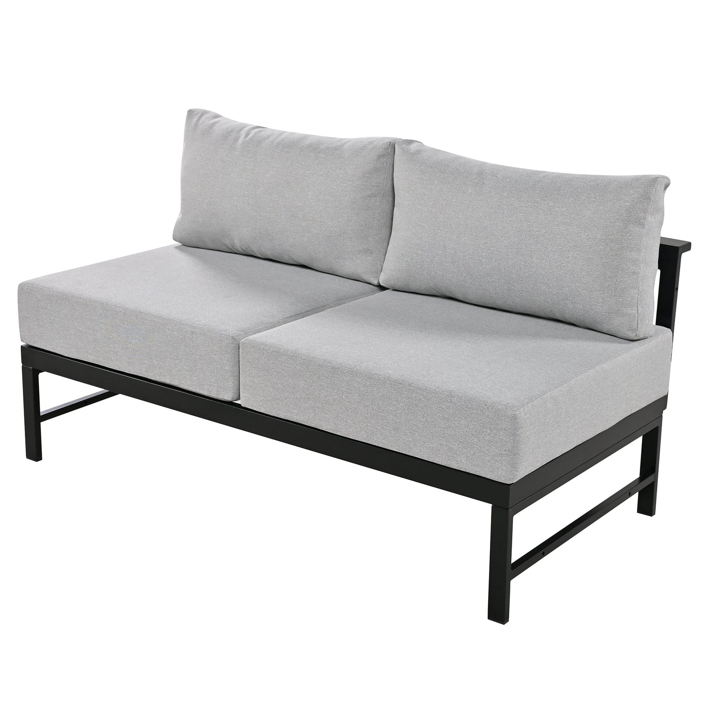 House Of Zazla - U-Shaped Outdoor Sectional Sofa Set