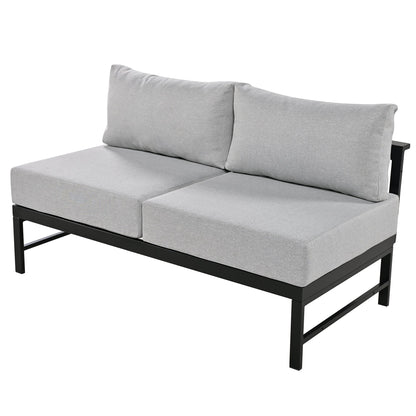 House Of Zazla - U-Shaped Outdoor Sectional Sofa Set