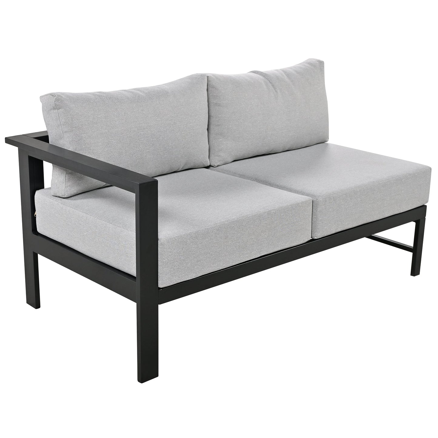 House Of Zazla - U-Shaped Outdoor Sectional Sofa Set