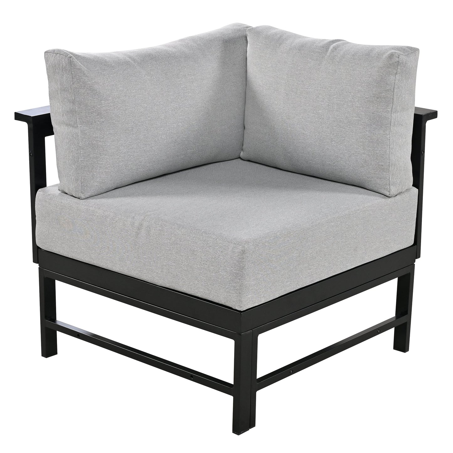 House Of Zazla - U-Shaped Outdoor Sectional Sofa Set