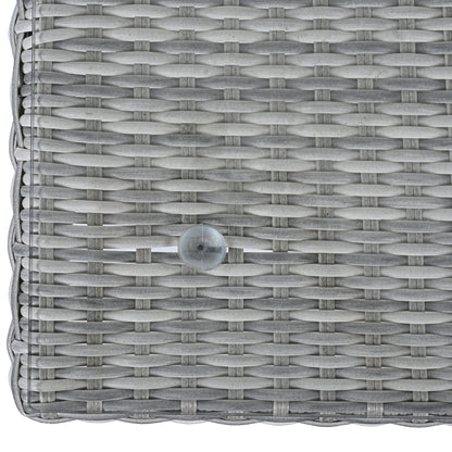 House Of Zazla - Outdoor Patio Set Rattan Furniture with Adjustable Table, Recliners, Side Tables, Ottomans