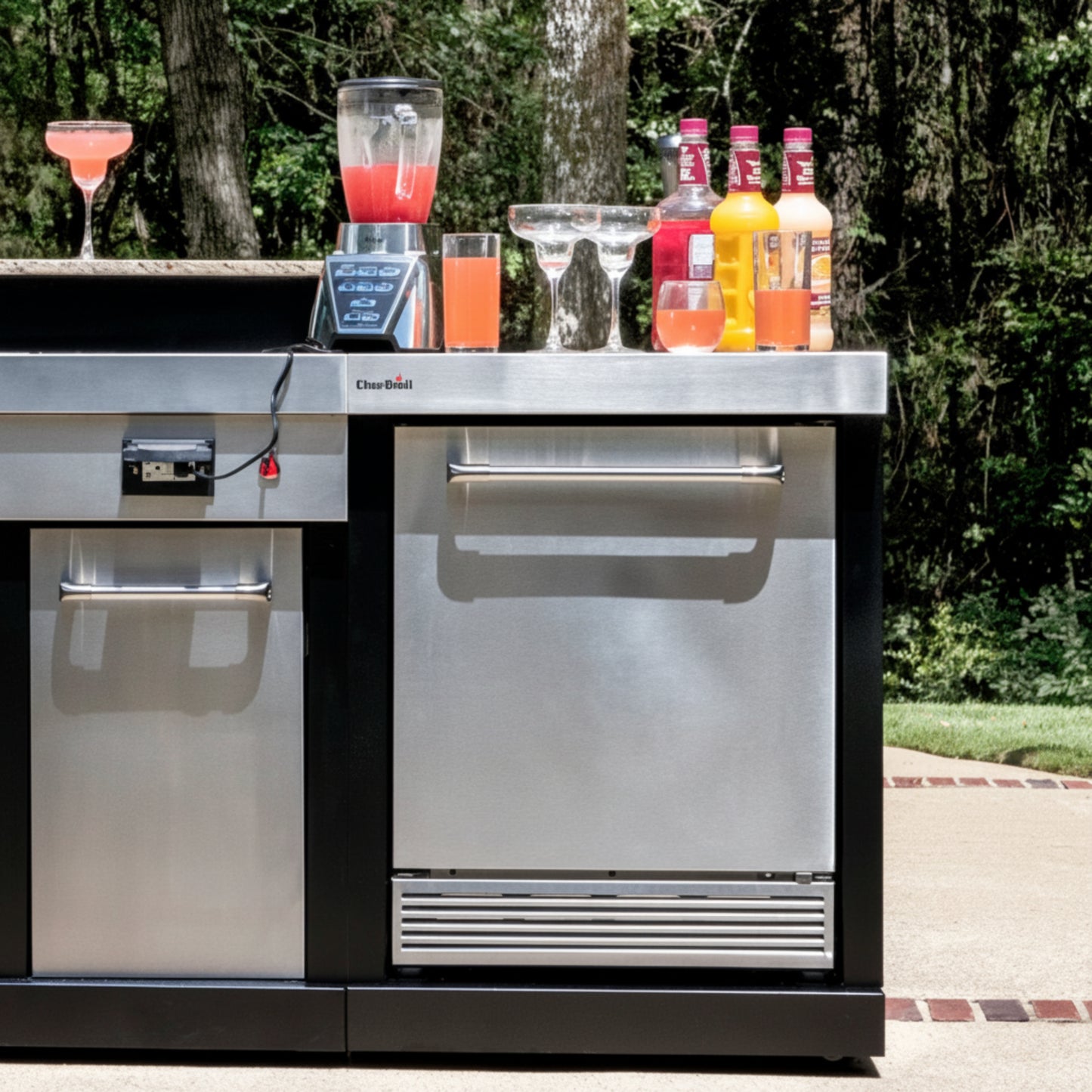 Medallion Series 4-Piece Modular Outdoor Kitchen Set